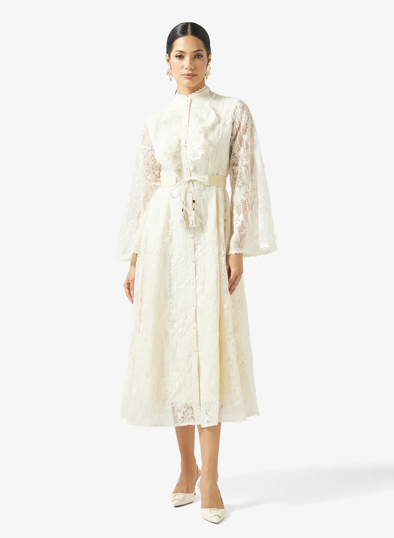 Lace A-line Dress