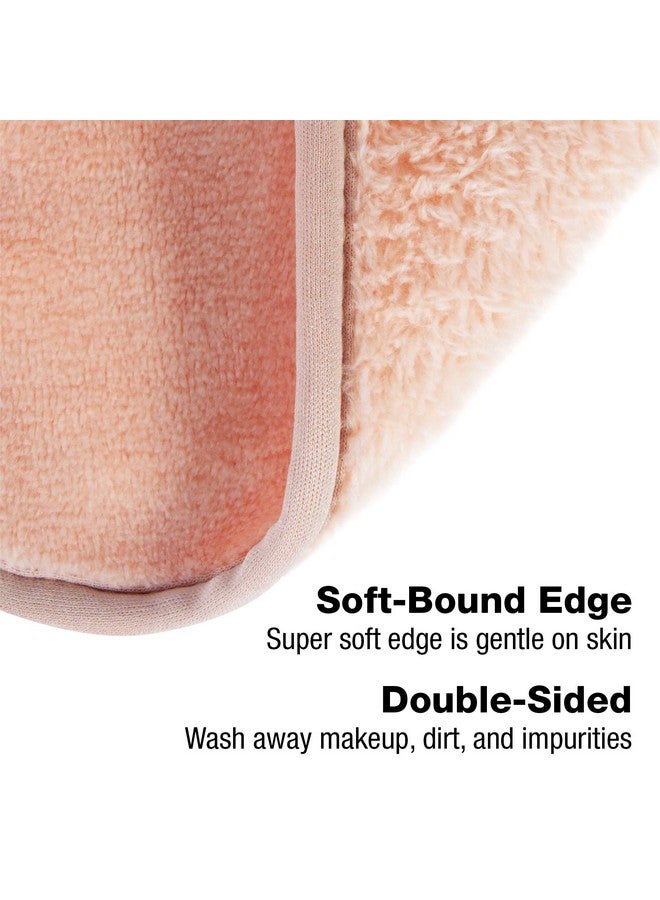 Eurow Makeup Removal Cleaning Cloth Washable And Reusable 5 By 5 Inches Coral Pack Of 10 - Image 5
