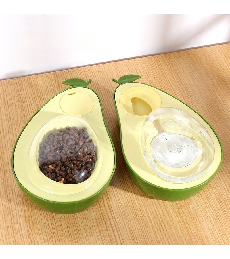 Avocado Dual Bowl Pet Feeding Set With Non Slip Base For Dogs And Cats - Image 3