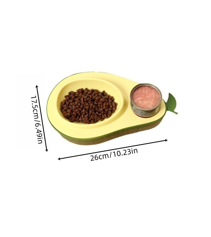 Avocado Dual Bowl Pet Feeding Set With Non Slip Base For Dogs And Cats - Image 2