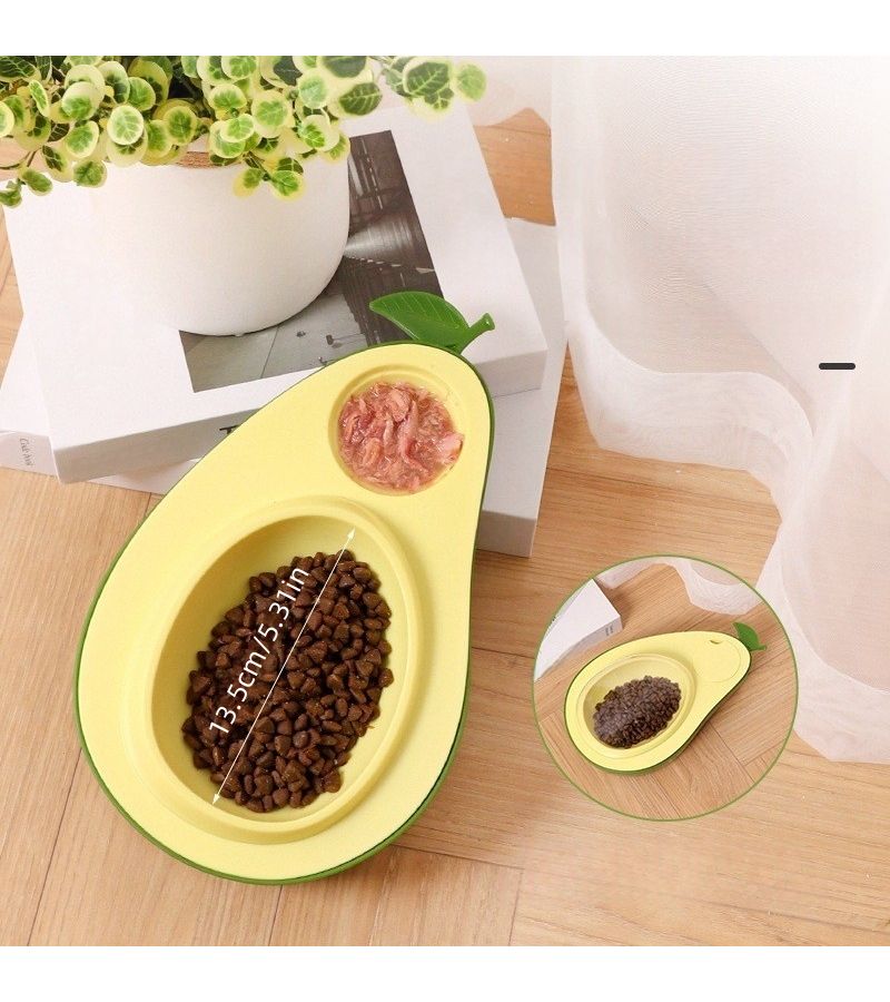 Avocado Dual Bowl Pet Feeding Set With Non Slip Base For Dogs And Cats - Image 4