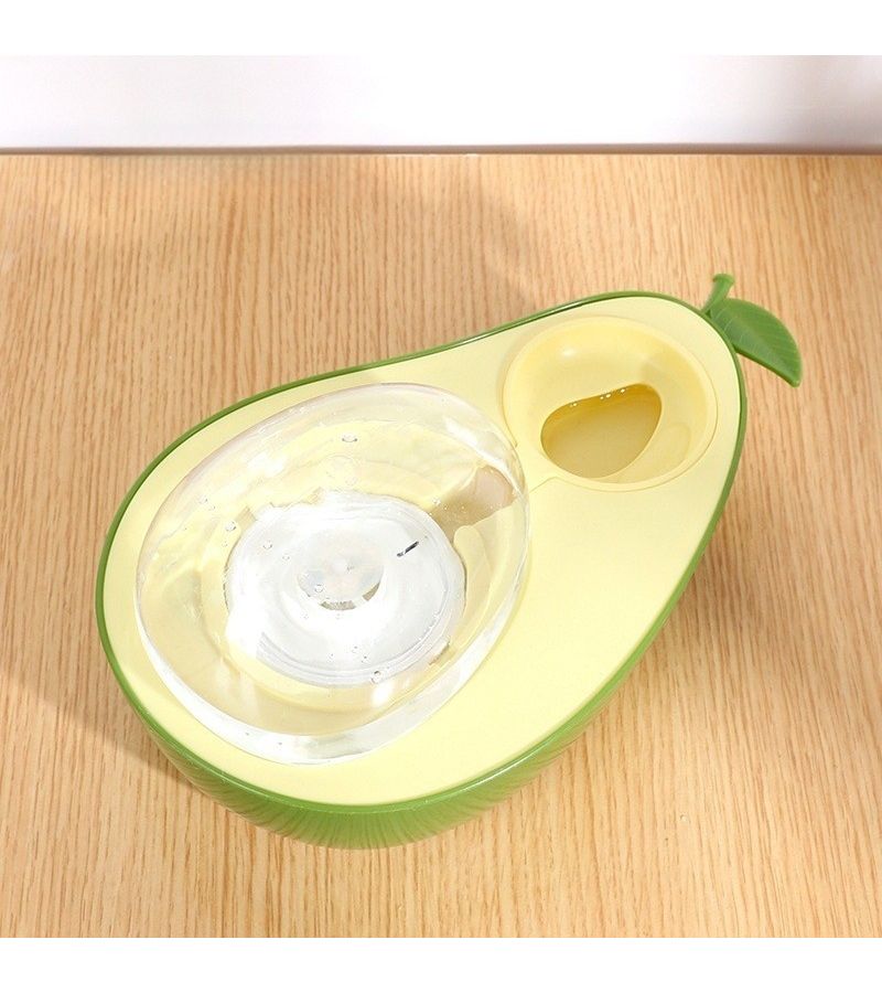 Avocado Dual Bowl Pet Feeding Set With Non Slip Base For Dogs And Cats - Image 5