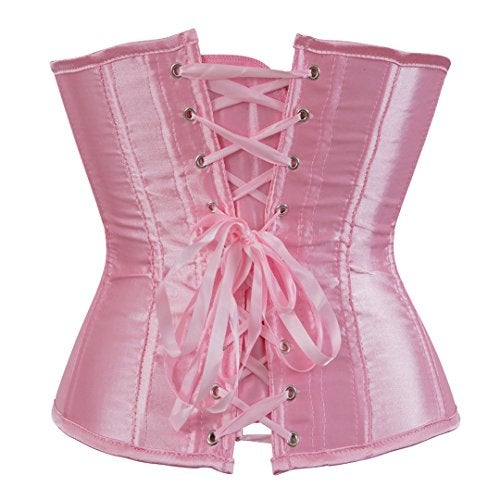 Kranchungel Corset Tops for Women: Pirate Corset Halloween Costumes Woman 2025 Photo Shoots Aged 25-35 Medium Pink - Image 4