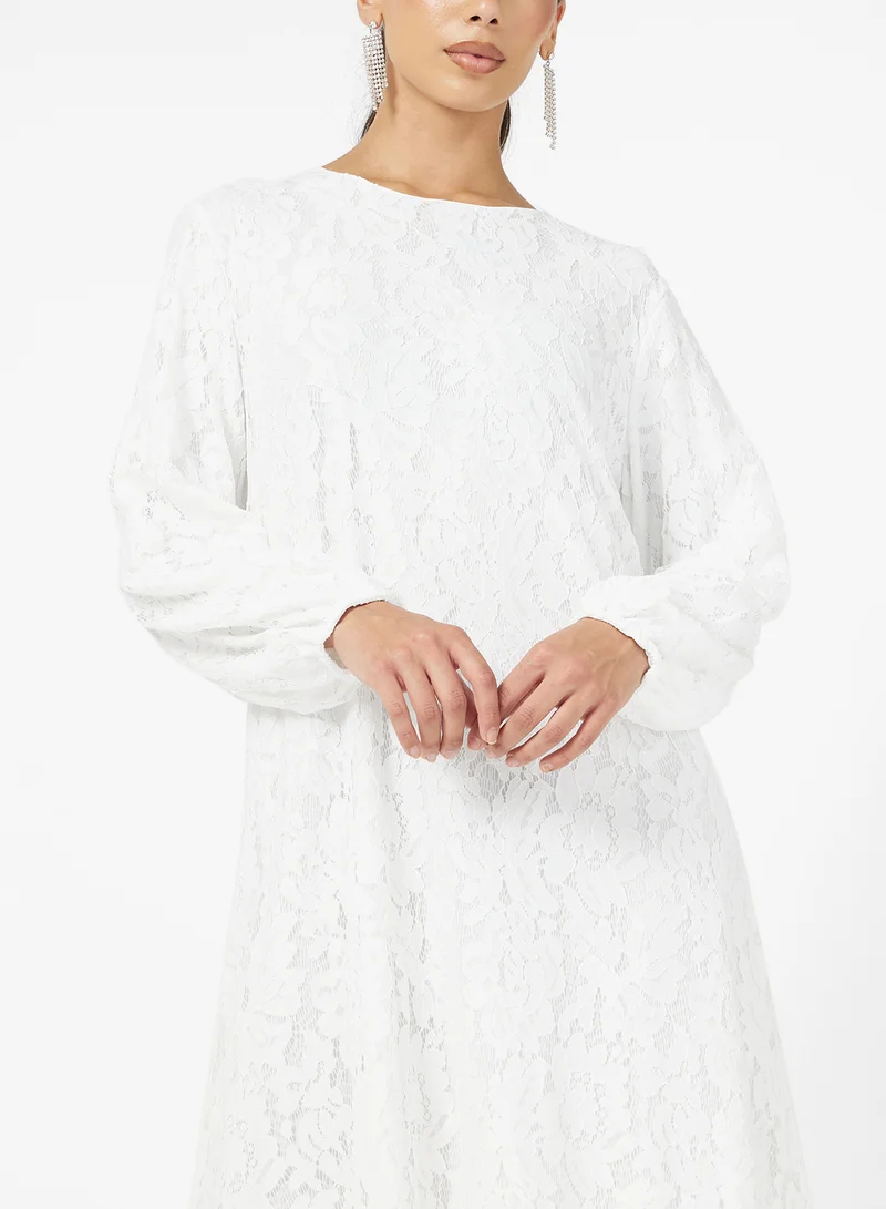 Khizana Lace A-line Dress