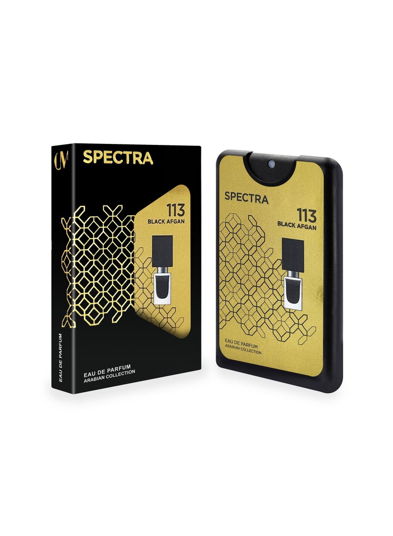 Spectra Pocket Oriental 113 Black Afgan EDP - 18ml - Image 1