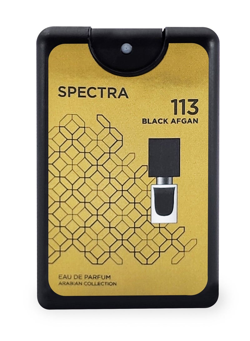 Spectra Pocket Oriental 113 Black Afgan EDP - 18ml - Image 2