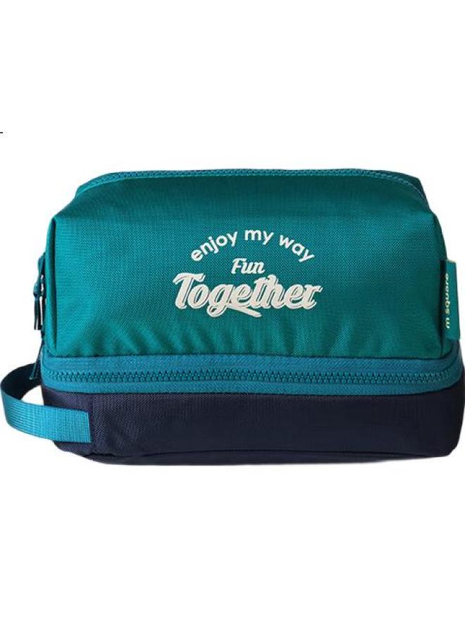 M Square Travel Toiletry Bag, Makeup Bag, Large Capacity Portable High-end Wet And Dry Separation Travel Storage Bag For Business Trips - Image 3