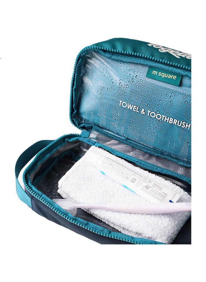 M Square Travel Toiletry Bag, Makeup Bag, Large Capacity Portable High-end Wet And Dry Separation Travel Storage Bag For Business Trips - Image 1