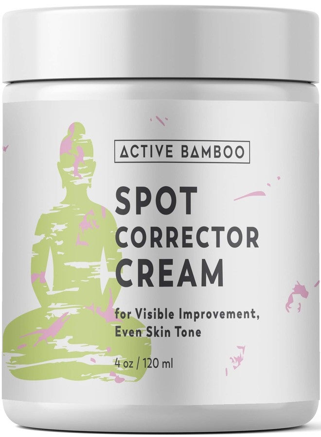 Active Bamboo Dark Spot Corrector for Face. Skin Radiance Dark Spots Remover Cream, Use for Age Spots on Face Body Hands 4 OZ - Image 1
