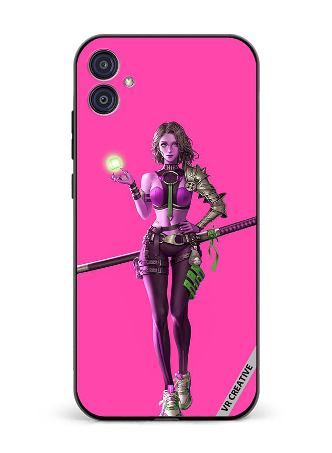 VR CREATIVE Protective Case Cover For Samsung Galaxy M04/F04 Fantasy Girl Design Multicolour - Image 1