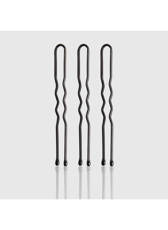 Fromm Style Artistry 1.75" U-shaped Crimped Hair Pins, Matte Black, 800 Hair Pins, Secure Hold, Suitable for All Hair Types and Lengths, Hair Accessories for Women - Image 2