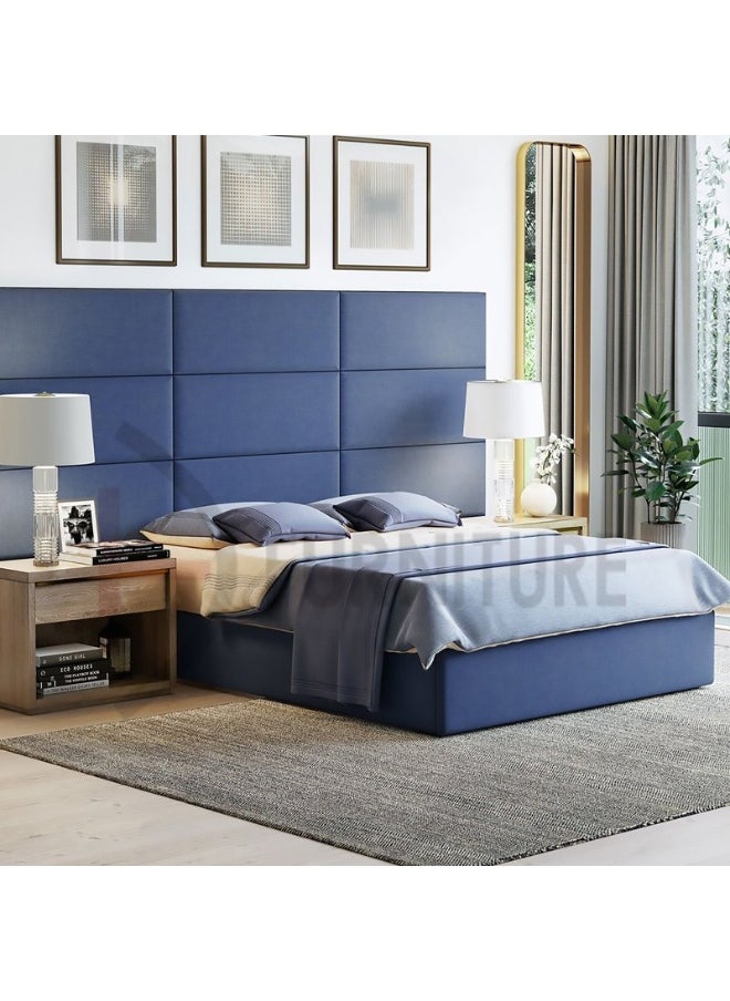 DIVINE FURNITURE Luxury & Simple Wall Panel Headboard Bed  - Image 3