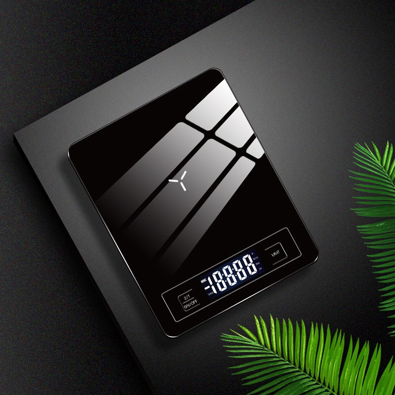 Mini Kitchen Scale Electronic 1g Precision Scale For Home Use Coffee Fruit Food Scale Wholesale 5kg Cross Border Trade Black (rechargeable model) 