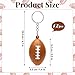 DEARIDAP 12 PCS Mini Foam Squeeze Balls Small Sports Stress Ball Keychains 157 in Ball Keychains Bulk for Game Party Decoration Bag Gift Fillers football - Image 4