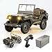 Fms 16 1941 MB Scaler RC mini Jeep RC Truck MB Scaler 4x4 Hobby Grade Brushed RC Rock Crawler RC Army Military Truck for AdultsRS 16 - Image 2