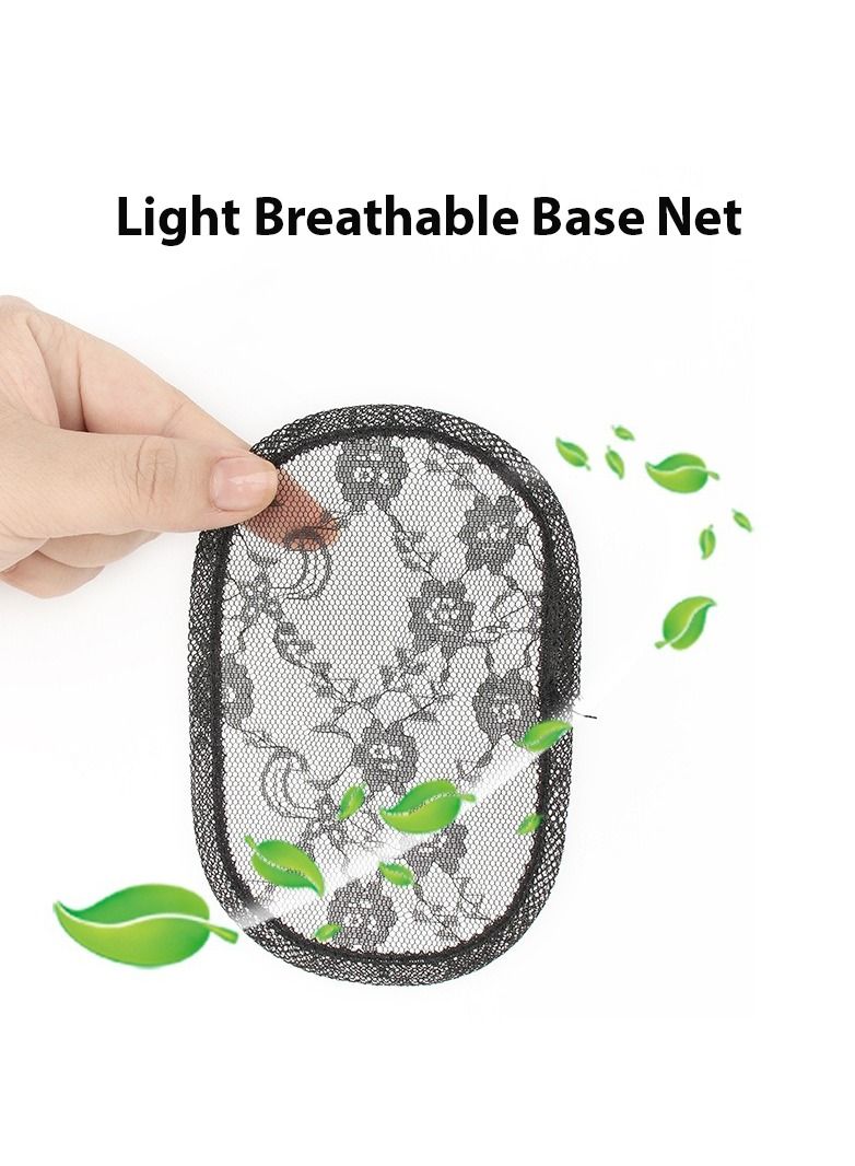 Estelle One piece real hair head cover white hair replacement piece fluffy hair increase volume ladies wig block Dark Brown - Image 3