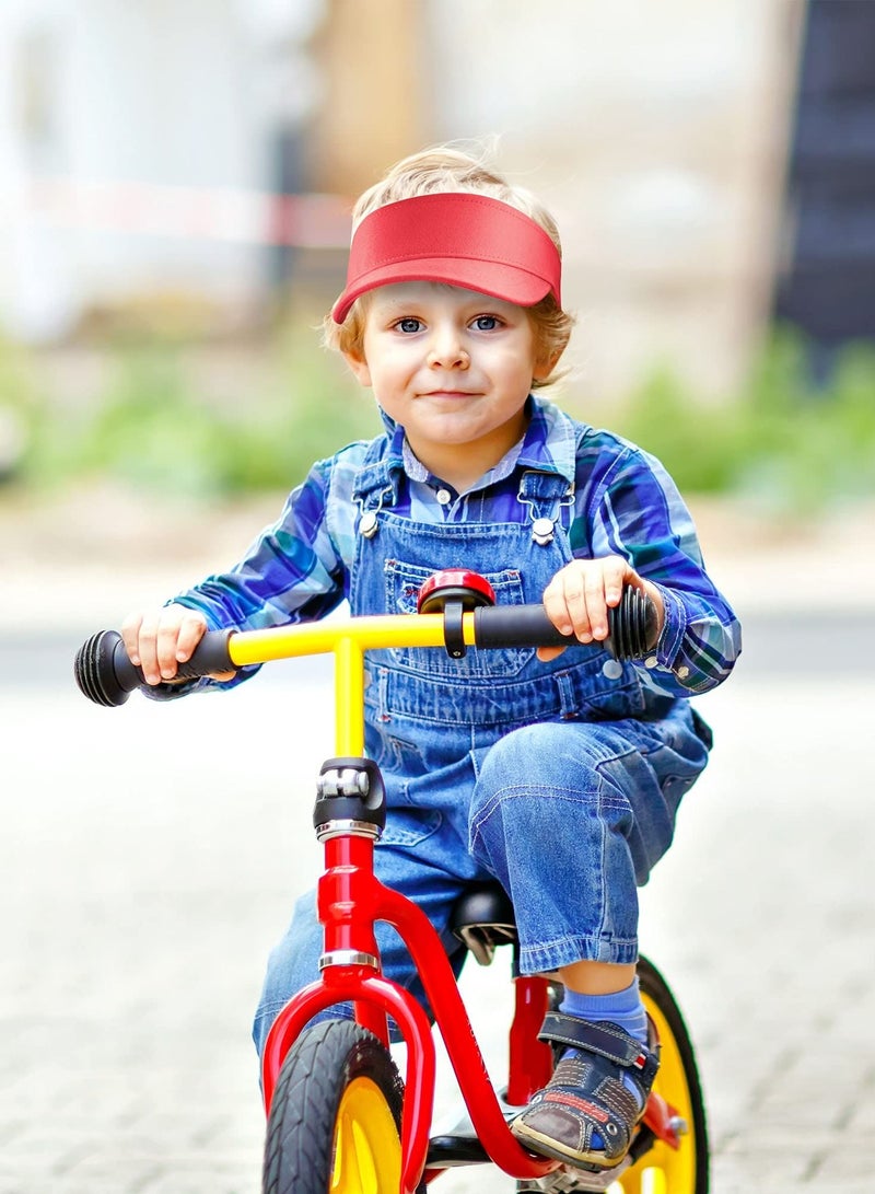 Generic 4 Pieces Kids Sports Sun Visor Hats Empty Top Baseball Cap Running Tennis Hats - Image 4