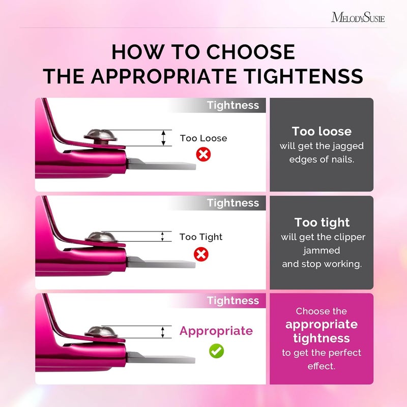 MelodySusie Professional Acrylic Nail Clippers - Image 4