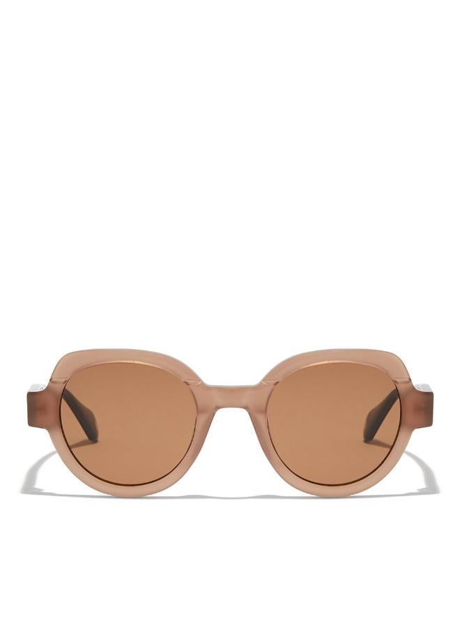 30Sundays LAUREL,Women Sunglasses, Geometric Sunglasses, UV Protection: UV400 (Beige,Brown) - Image 1
