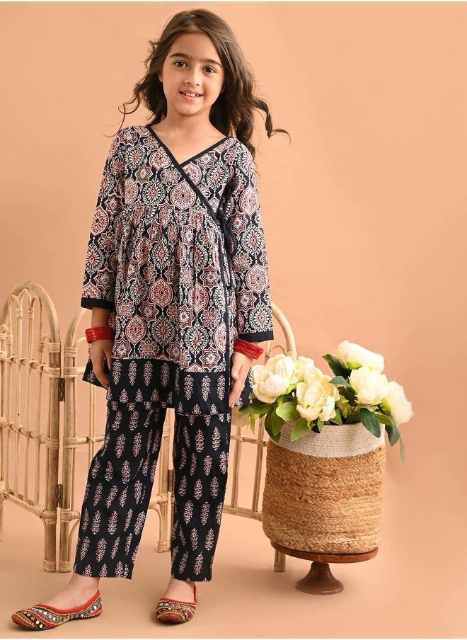 LILPICKS Printed Kurta Palazzo Set 