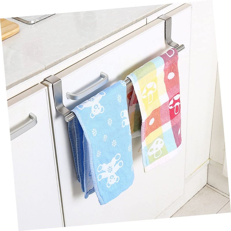 Bathroom Towel Rack Stainless Steel Multifunctional Holder Stand Storage Tidy Space Saving Wall Mounted - Image 5