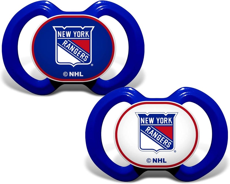 MasterPieces Baby Fanatics Nyr2000 New York Rangers Pacifier 2Pack - Image 1