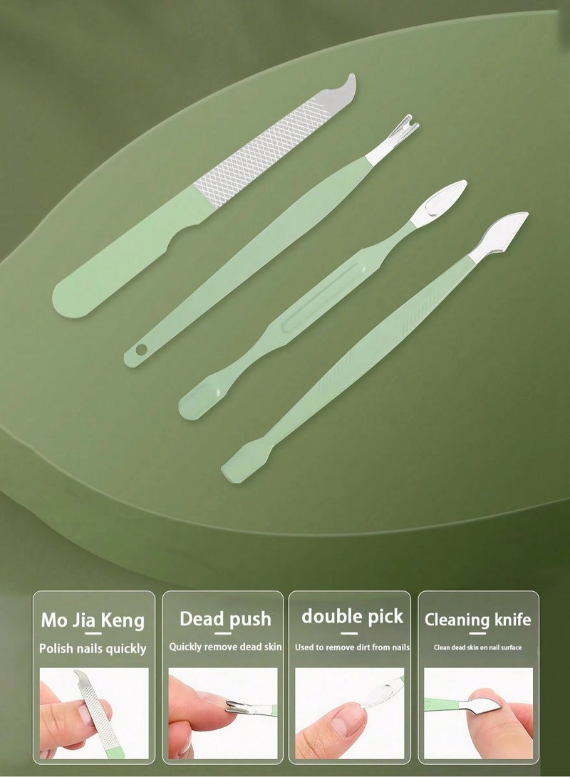 Shein Professional Manicure & Pedicure Set – Complete 16 Pcs Nail Care Kit ( Color May Vary ) - Image 3