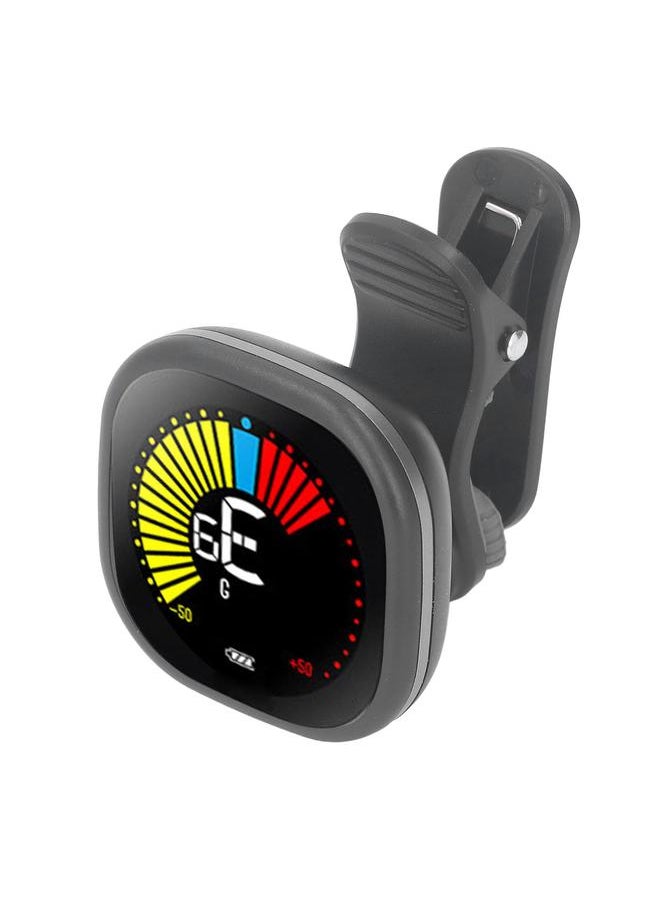 Guitar Tuner Automatic Color Display Professional Clip On Tuner for Violin Bass Ukulele