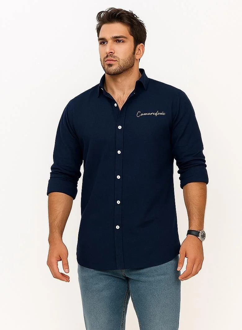 THUGFIT Pack Of 3 PREMIUM LINEN COTTON SHIRT PACK OF 3 -BLUE,GREEN,PINK OR WHITE ASSORTED for Men | Best Price UAE