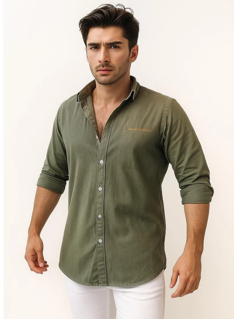 THUGFIT PACK OF 3 PREMIUM LINEN COTTON SHIRT -BLUE,GREEN,PINK OR WHITE ASSORTED