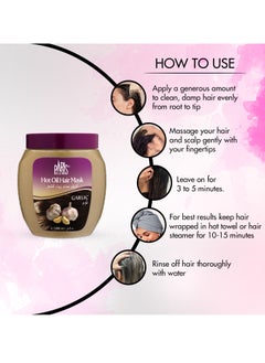 Paris Collection Garlic Hot Oil Hair Mask Unisex 1000ml  - Image 3