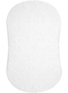 Halo HALO Bassinest Fitted Sheet – Soft Fitted Bassinet Sheet for Baby – 30” x 16” Pre-Shrunk 100% Cotton Crib Sheet – Breathable Bedtime Sheet for Babies, Pebble  - Image 1