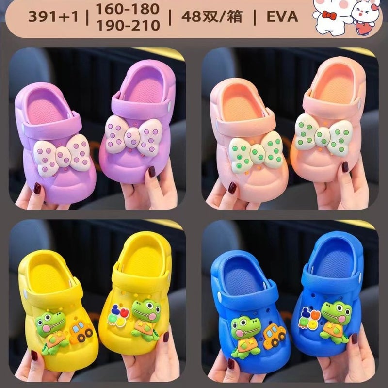 Eva Animal Children'S Cave Shoes Cute Cartoon Outer Wear Sandals And Slippers Small, Medium And Large Children'S Soft Bottom Toe Shoes - Image 3