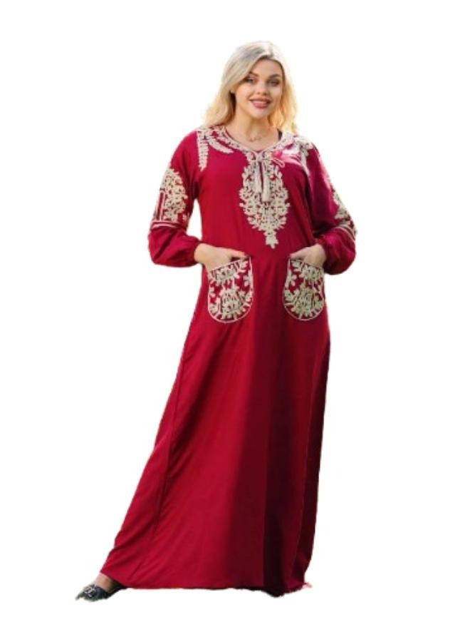 Jalabiya with a wonderful and distinctive design/cotton. It can be worn from 80 kg to 120 kg  - Image 1