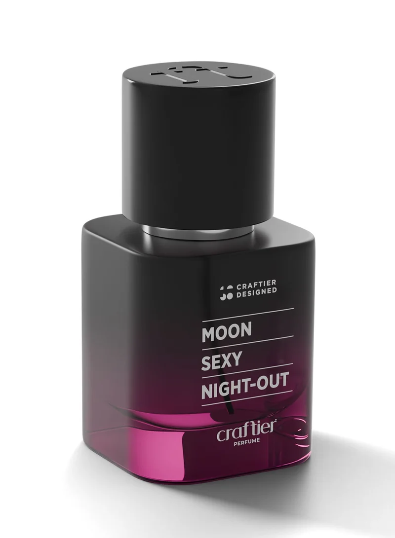 Craftier Perfume Moon Sexy Night-Out Craftier Designed MOON SEXY NIGHT-OUT Eau De Parfum For Women - 50ml, Long Lasting Fruity Sweet Perfume, Longevity Upto 24 Hours, Premium Women's Fragrance For Summer for Women | Best Price UAE