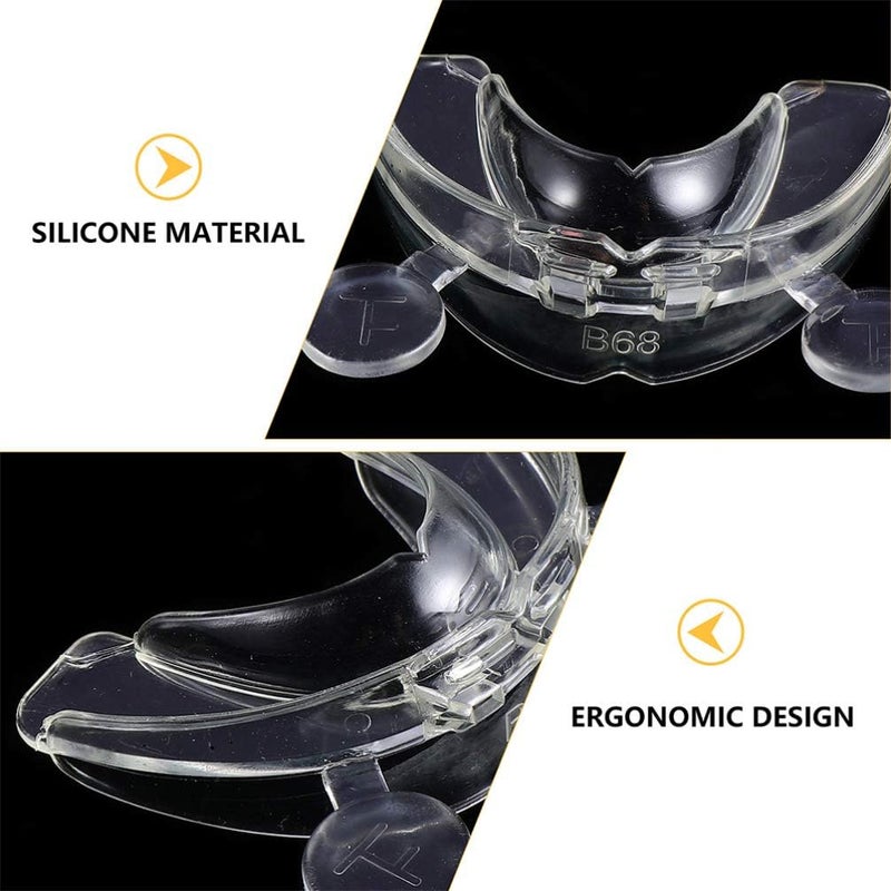 comfrt 2Pcs Sleeping Tooth Guard Mouth Guard for Teeth Grinding Clenching Bruxism Sport Athletic Dental Night Guard for Nighttime Teeth Grinding - Image 4