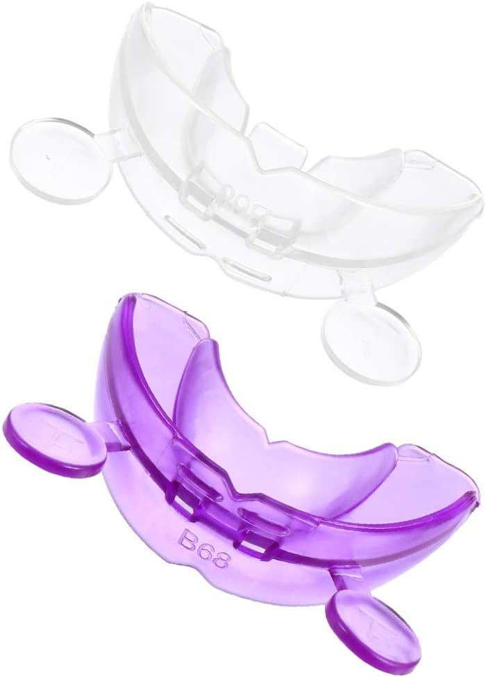 comfrt 2Pcs Sleeping Tooth Guard Mouth Guard for Teeth Grinding Clenching Bruxism Sport Athletic Dental Night Guard for Nighttime Teeth Grinding - Image 1