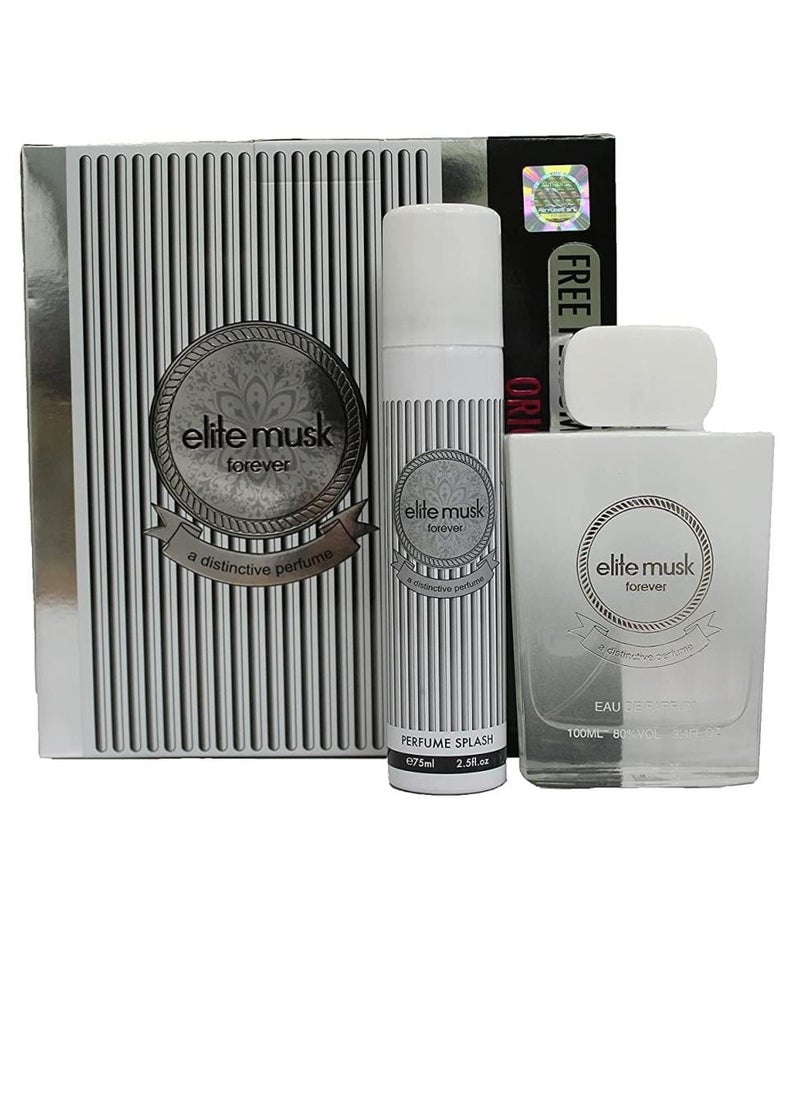 فاان ماء عطر إيلت مسك فوريفر + عطر سبلاش 100ملليلتر 