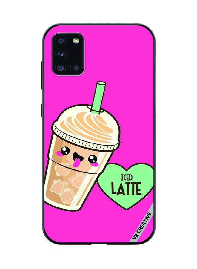 VR CREATIVE Protective Case Cover For Samsung Galaxy A31 Iced Tea Design Multicolour - Image 1