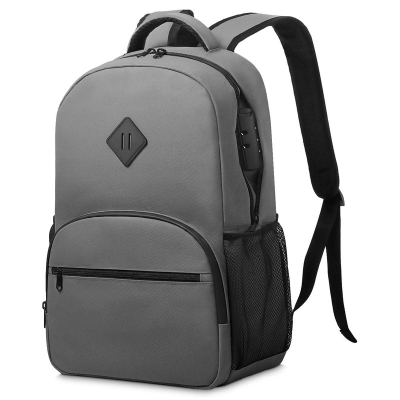 OZCHIN Smell Proof Backpack With Combination Lock, Double Sealed Zipper ClassicsSmell Proof Travel Backpack, Large Capacity Smell Proof Container Carbon Enduring, Great Gifts for Men Women - Image 1