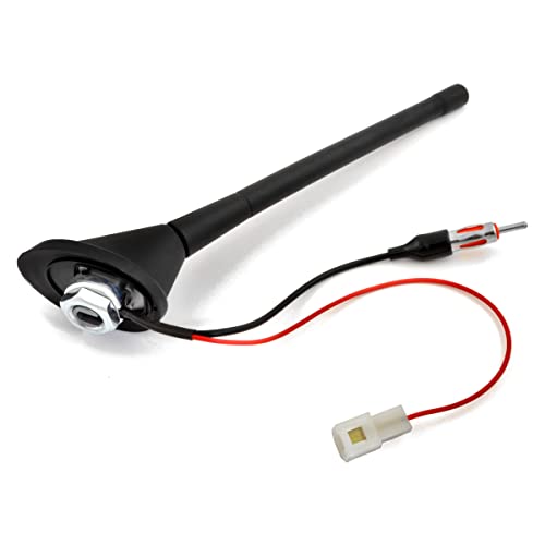 The Wires Zone Universal Roof Mount AM/FM Bands Radio Stereo Amplified Car Truck SUV Antenna - Image 2