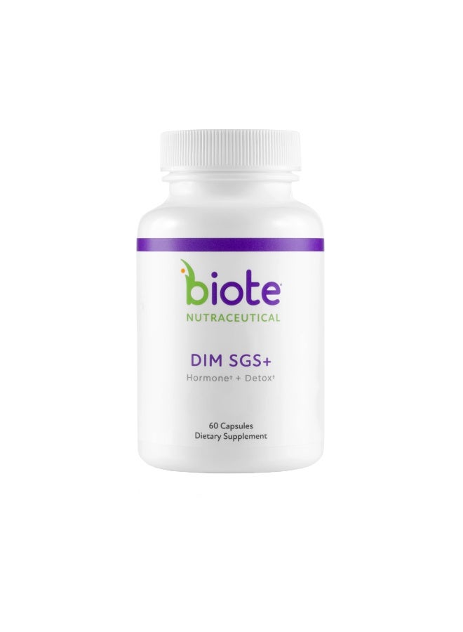 Biote Nutraceuticals - DIM SGS + - Hormone + Detox (60 Capsules) - Image 1