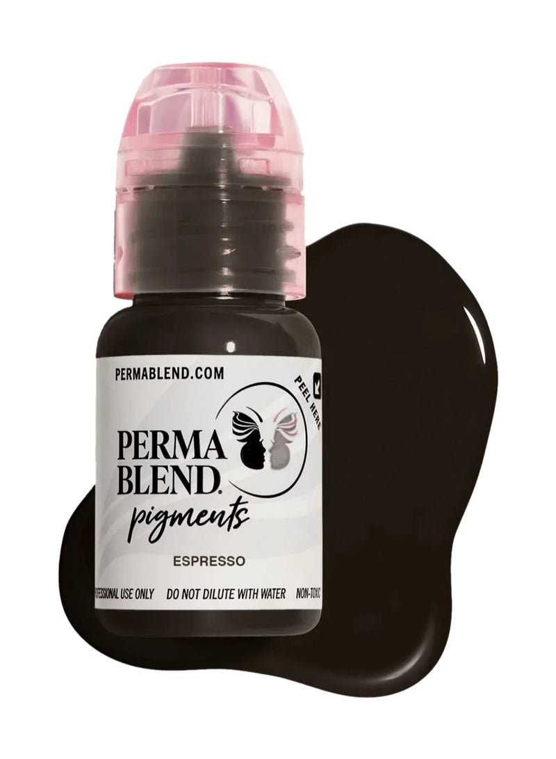 صبغة حواجب إسبريسو 15 مل حبر ميكروبليدنج للحواجب والعينين وفروة الرأس صبغة تجميلية احترافية