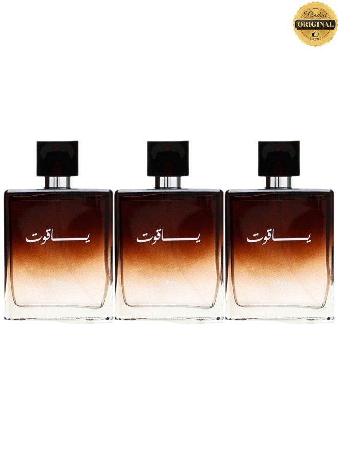 ياقوت 3 قطع عطر ياقوت 100 مل  - Image 1