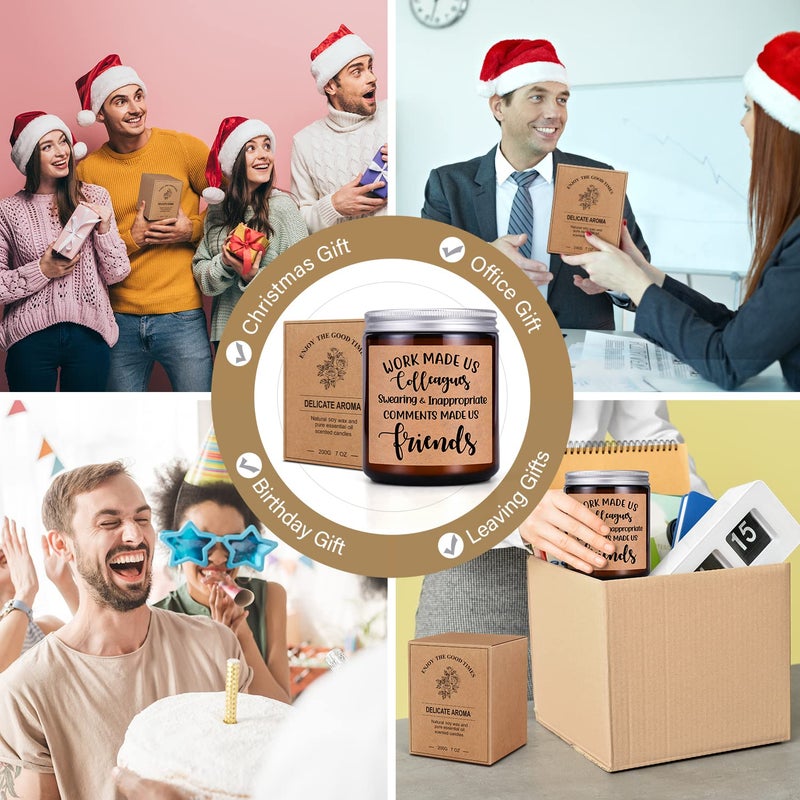 PARDIEUR Funny Coworker Gifts for Women Men - Farewell Friendship Gift for Leaving Colleagues Going Away Christmas Birthday Present for Work Bestie Office Friend Boss Female Male - Image 5