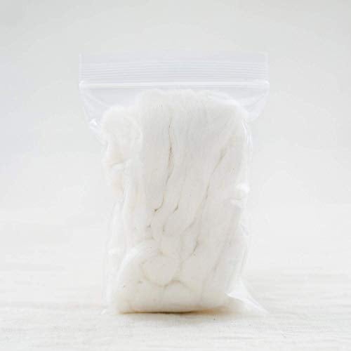 AMOZA Japanese Organic Cotton Sliver 13 Feets 100% Organic Unbleached [Made in Japan] (4 Packs) - Image 3