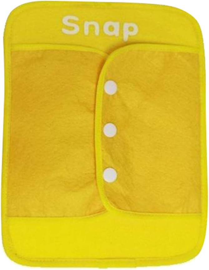 klarako Toddler Busy Board Sensory Board Educational Montessori Toys Basic Fine Motor Skills Learning to Dress Kids Activities Board  Button - Image 3