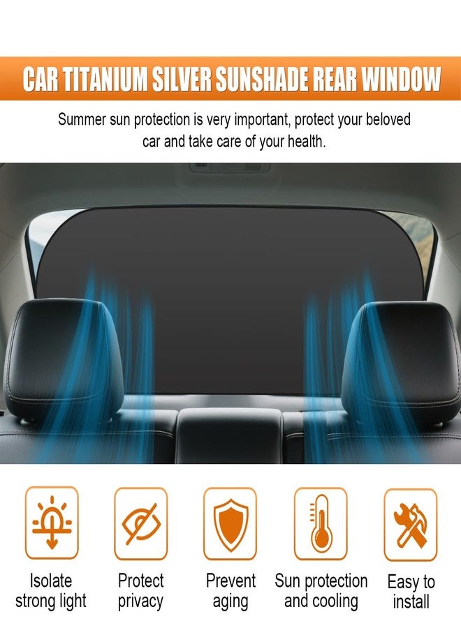 UHANBUT Car Rear Window Sunshade for Baby, Glare & UV Protection Rear Windows Sun Shade Covers with Suction Cups, Universal Auto Sun Blocker Cooling Accessories for Vehicles Privacy Protection (9972) - Image 3
