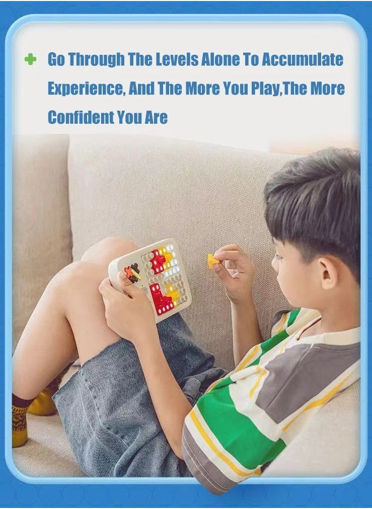 Giiker - 3D Logic IQ Game, Super Blocks Pattern Matching Puzzle Game, Portable Durable Children's Intelligent Puzzle, 1000  Plus Challenges Brain Teaser Toy For Kids And Teens - Image 1