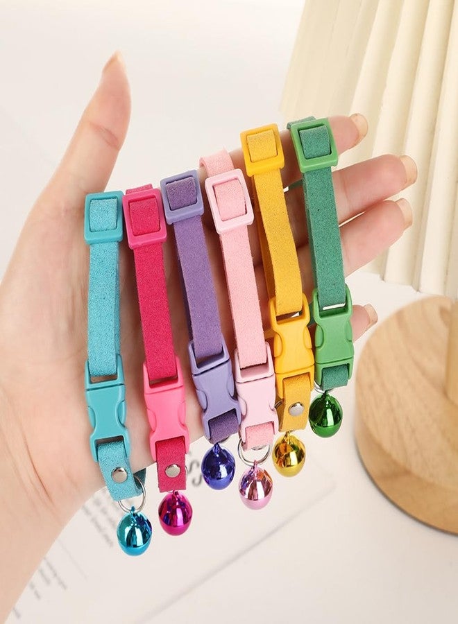 WeimoMonkey Purple XXS Dog Collar with Bell, Puppy Collar Girls Cute Cat Collars with Bells for XXS Xs Small Tiny Female Dogs Pet Kitten Animal - Image 5